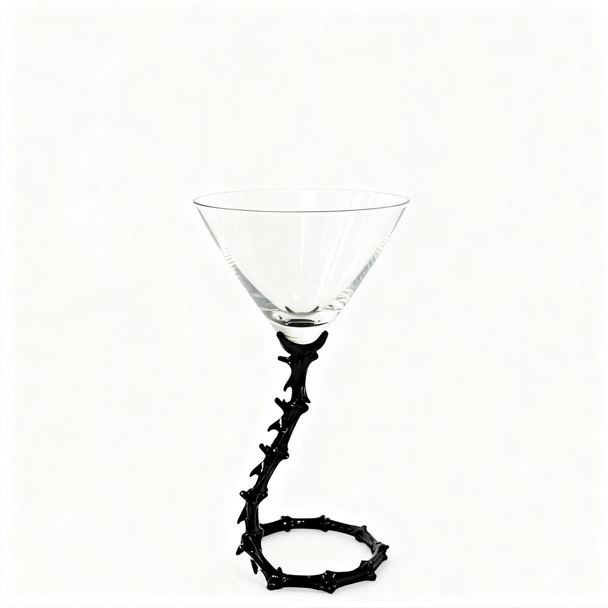 Bone Dry Spine Martini Glass