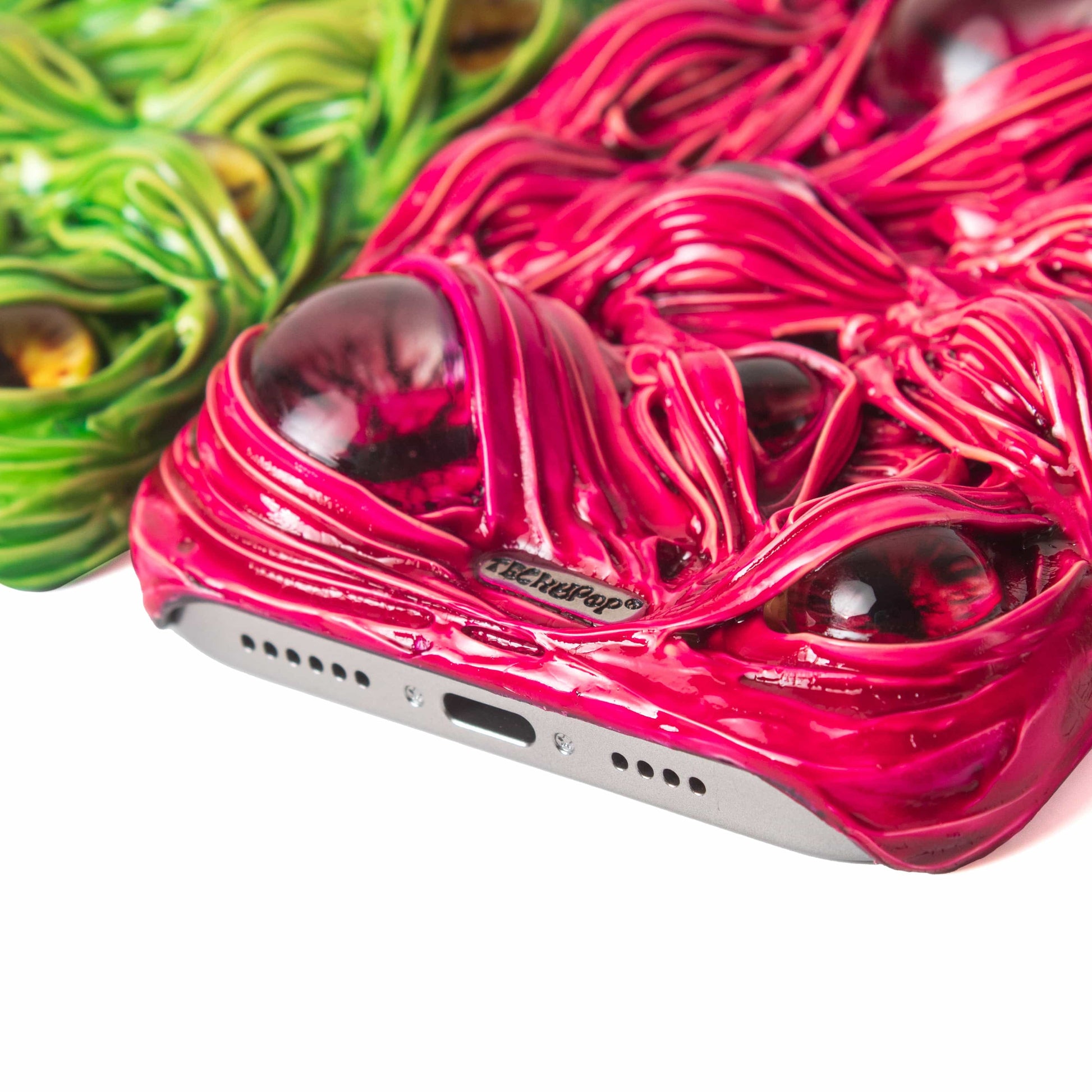 Techypop.com iPhone Case Hot Pink Cyclops Handmade iPhone Case