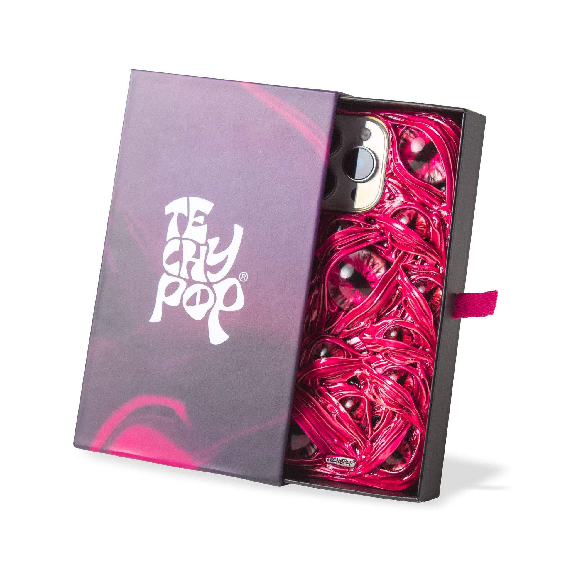 Techypop.com iPhone Case Hot Pink Cyclops Handmade iPhone Case