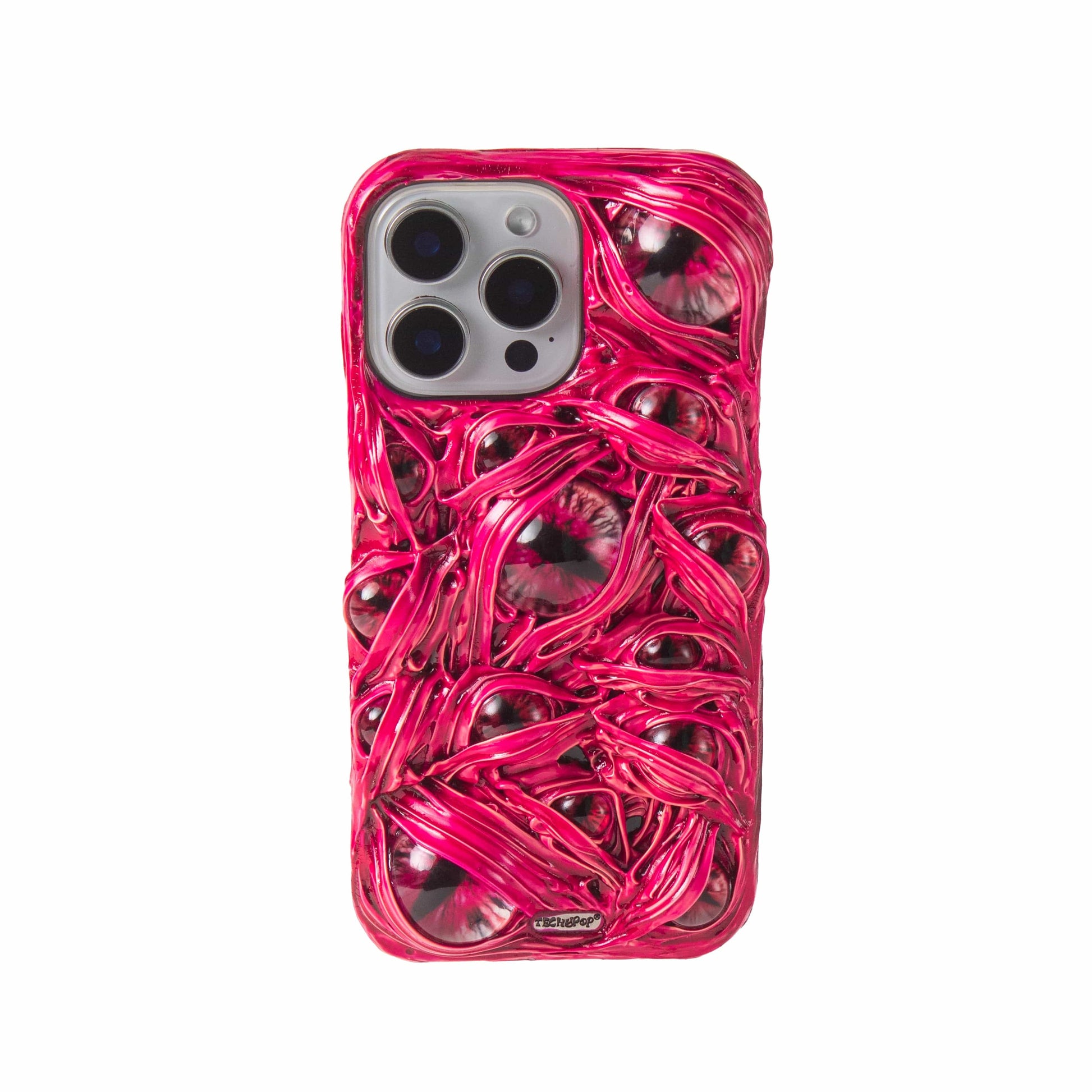 Techypop.com iPhone Case Hot Pink Cyclops Handmade iPhone Case