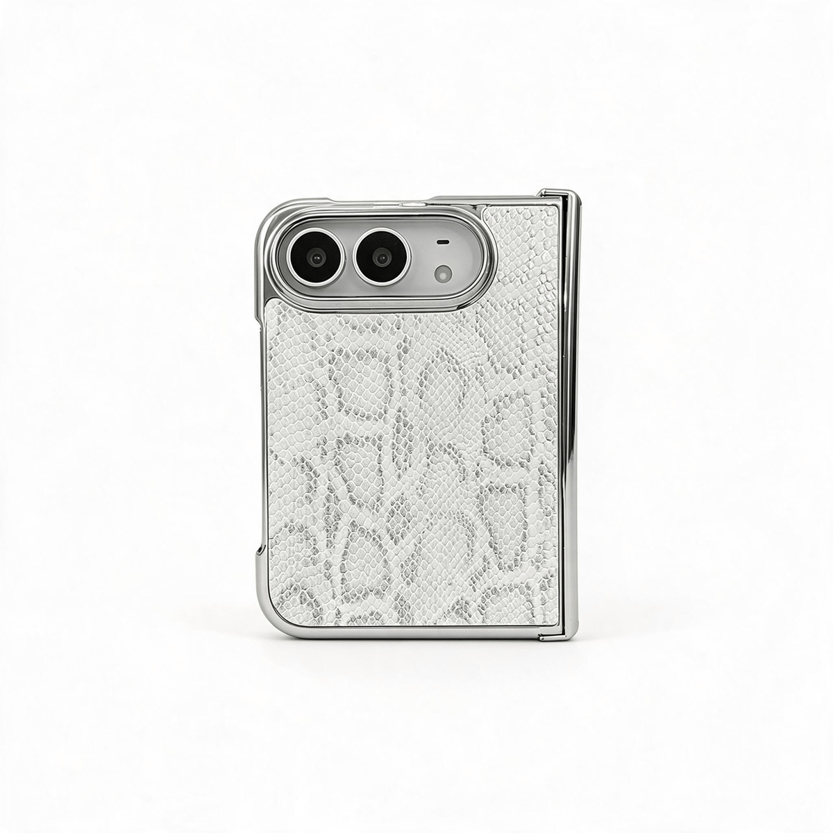 Techypop.com iPhone Case Venom Silver iPhone Duo Case — Snake Embossed