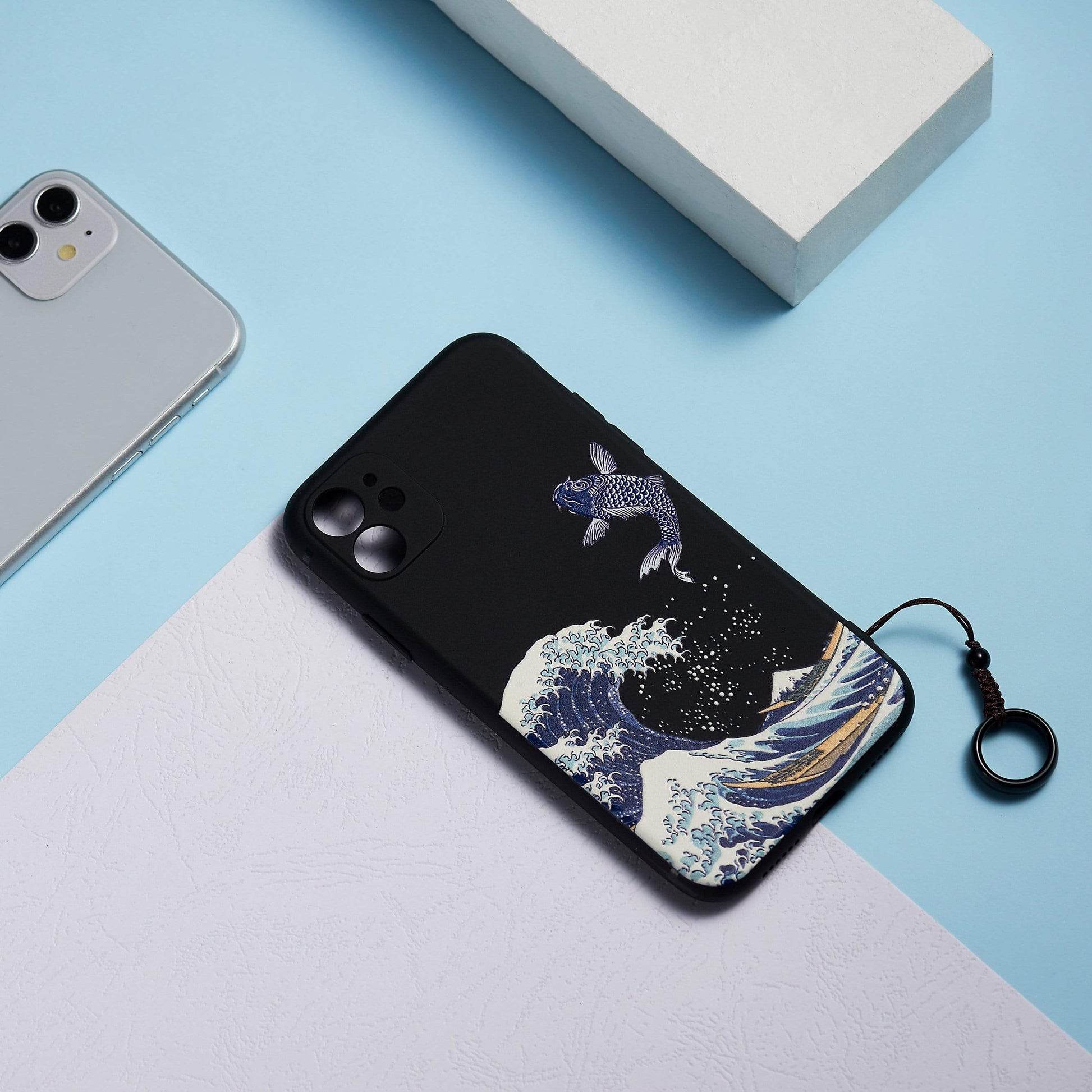 Greatwaveshop Tech The Great Wave Off Kanagawa Ukiyo-e Designer iPhone Case For All iPhone Models