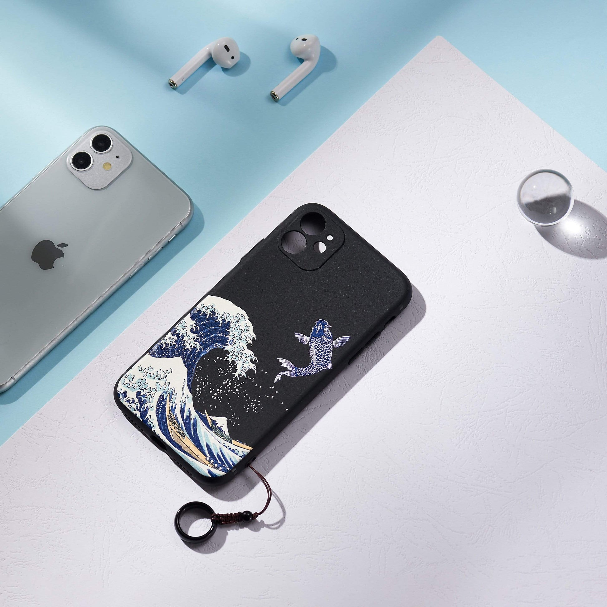 Greatwaveshop Tech The Great Wave Off Kanagawa Ukiyo-e Designer iPhone Case For All iPhone Models