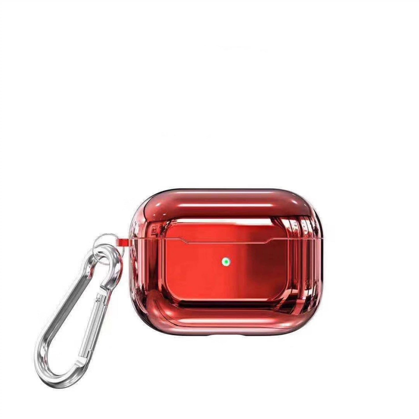 Metallic Mirror Carabiner Protective Case For Apple Airpods Pro - techypopcom
