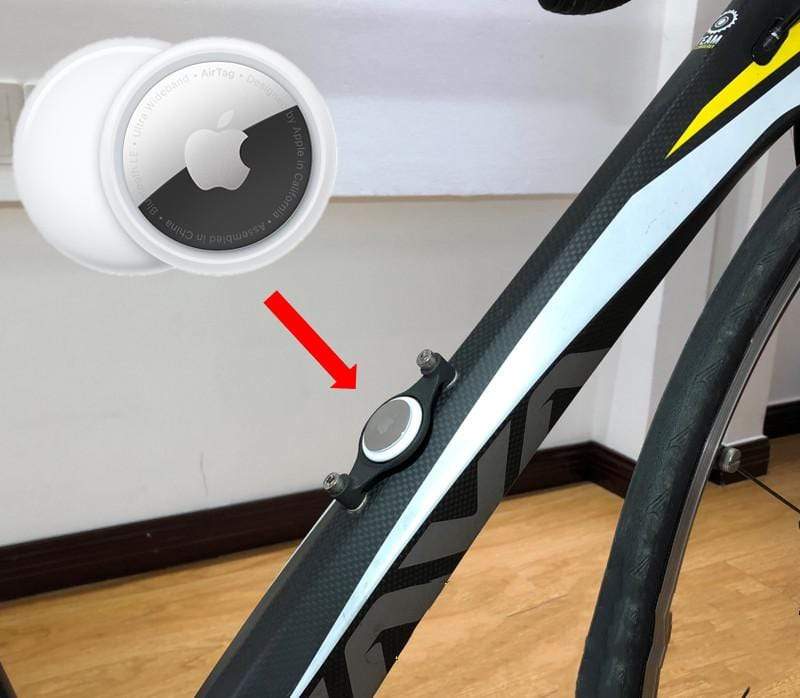 Techypop.com AirTag Case Best Bicycle/Bike Bottle Cage AirTag Mount Case - Anti Theft