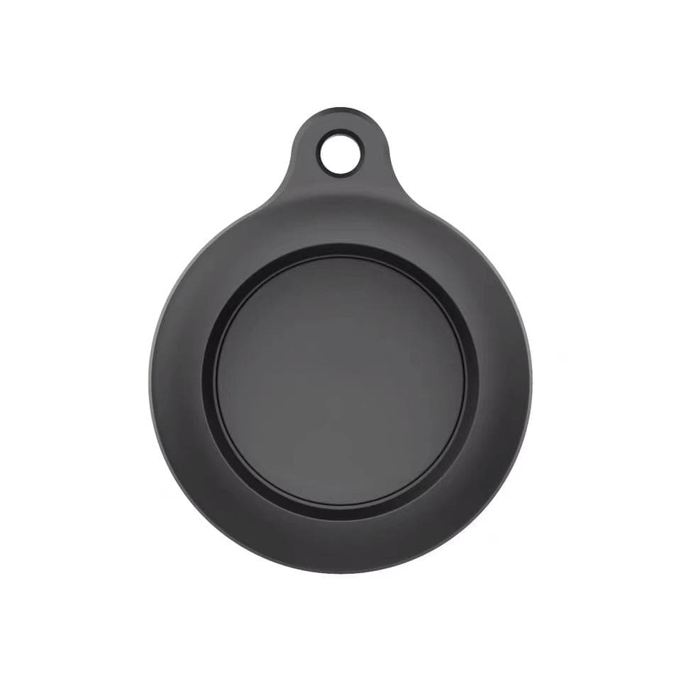 Techypop.com AirTag Case Black Soft Silicone Designer AirTag Case
