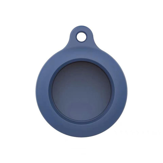 Techypop.com AirTag Case Blue Soft Silicone Designer AirTag Case