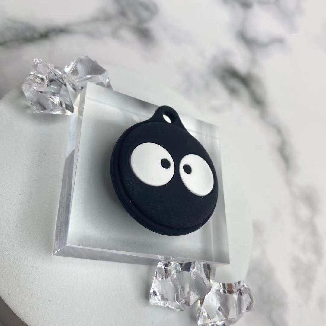 Techypop.com AirTag Case Fairydust Susuwatari Silicone Designer AirTag Case