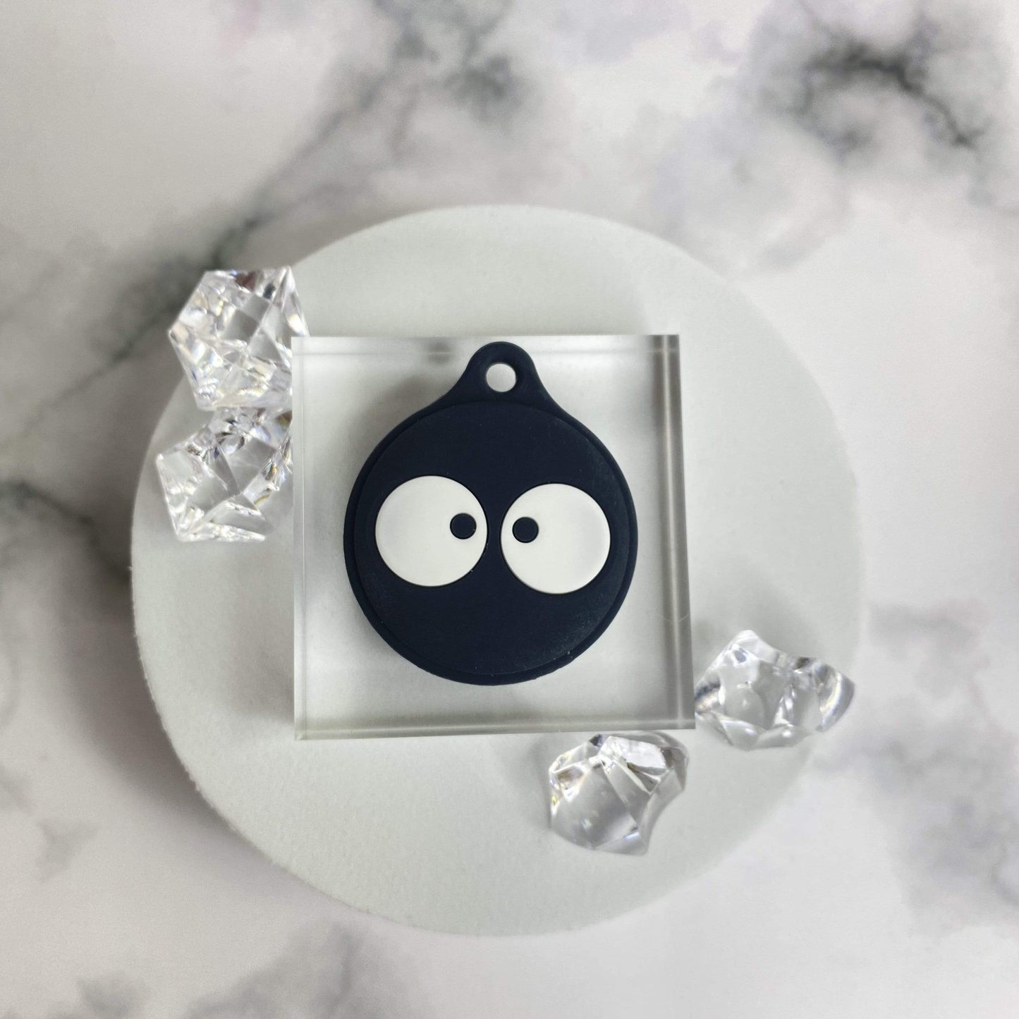 Techypop.com AirTag Case Fairydust Susuwatari Silicone Designer AirTag Case