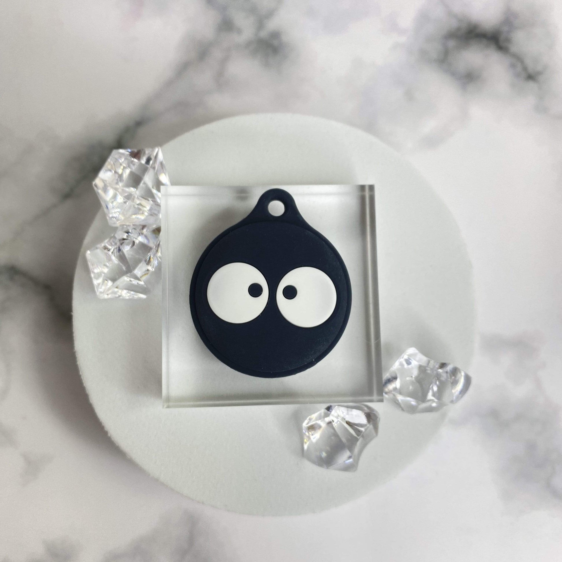 Techypop.com AirTag Case Fairydust Susuwatari Silicone Designer AirTag Case