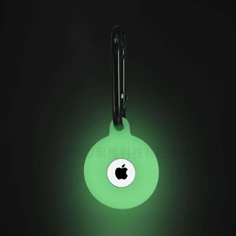 Techypop.com AirTag Case Glow in Dark Soft Silicone Designer AirTag Case