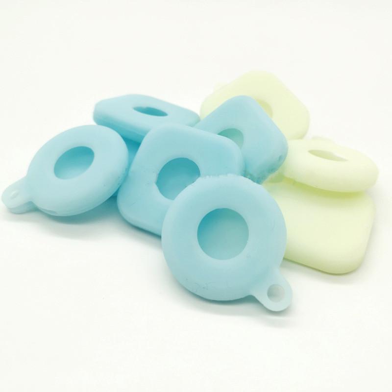 Techypop.com AirTag Case Glow in Dark Soft Silicone Designer AirTag Case