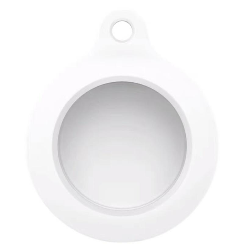 Techypop.com AirTag Case White Soft Silicone Designer AirTag Case