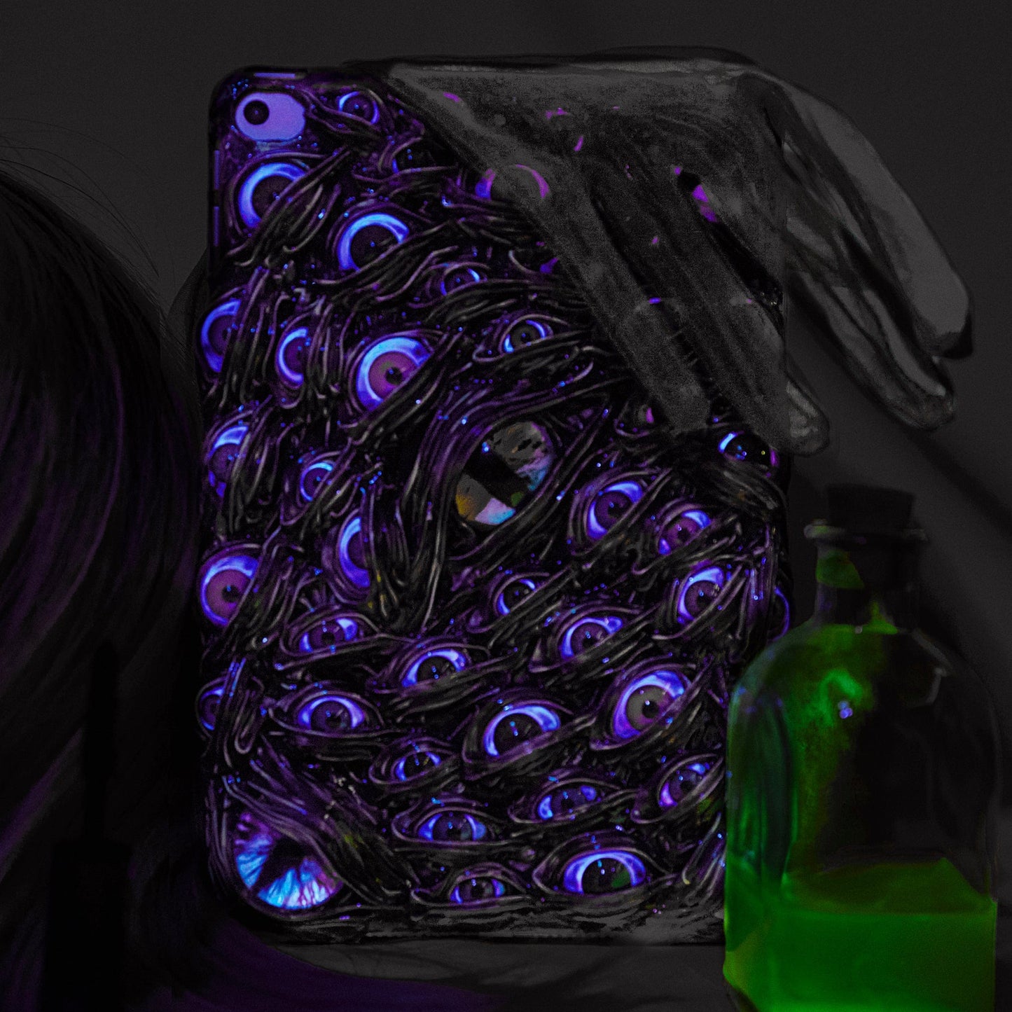 Techypop.com iPad Case Purple Venom Handmade iPad Mini Case