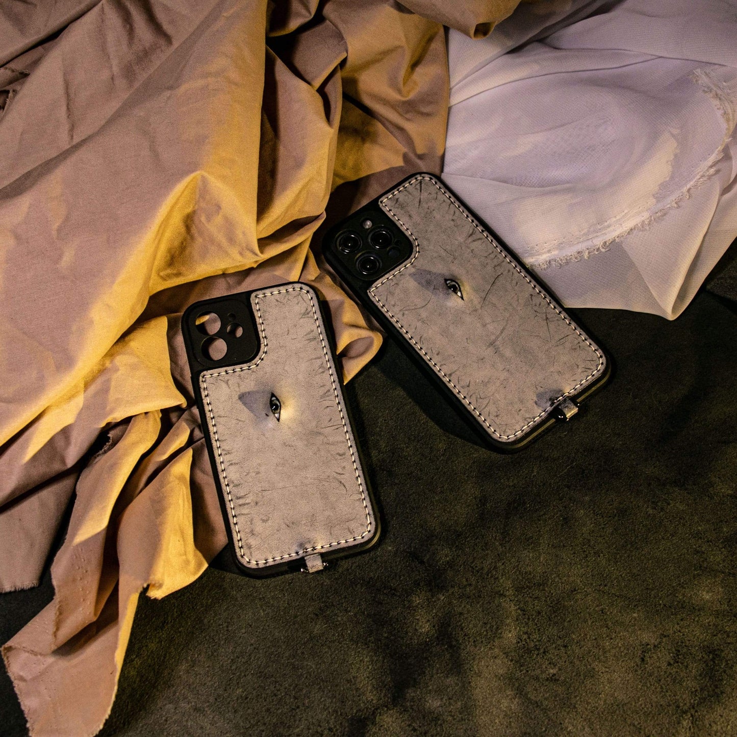 Techypop.com iPhone 12 Mini The Eye Leather Lens Protection Designer iPhone Case For All iPhone Models