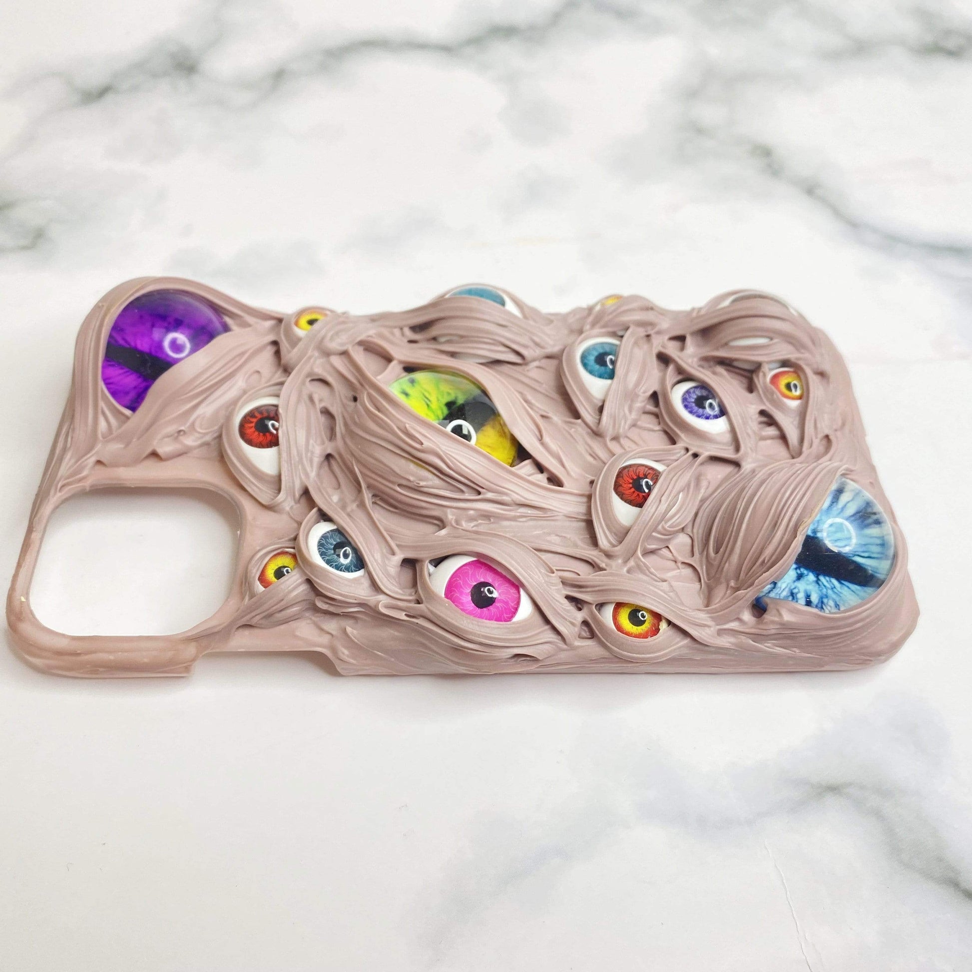 Techypop.com iPhone Case Pink Cat Eyes Handmade Designer iPhone Case For All iPhone Models