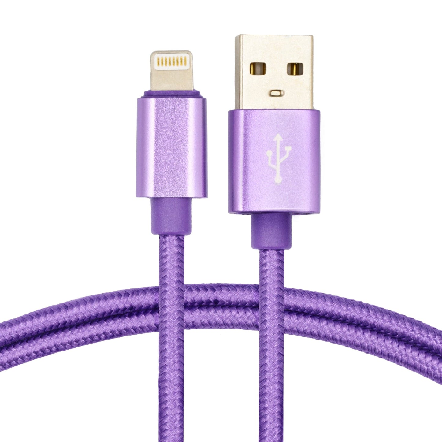 Techypop.com Long Nylon Lightning Charging Cable for Apple