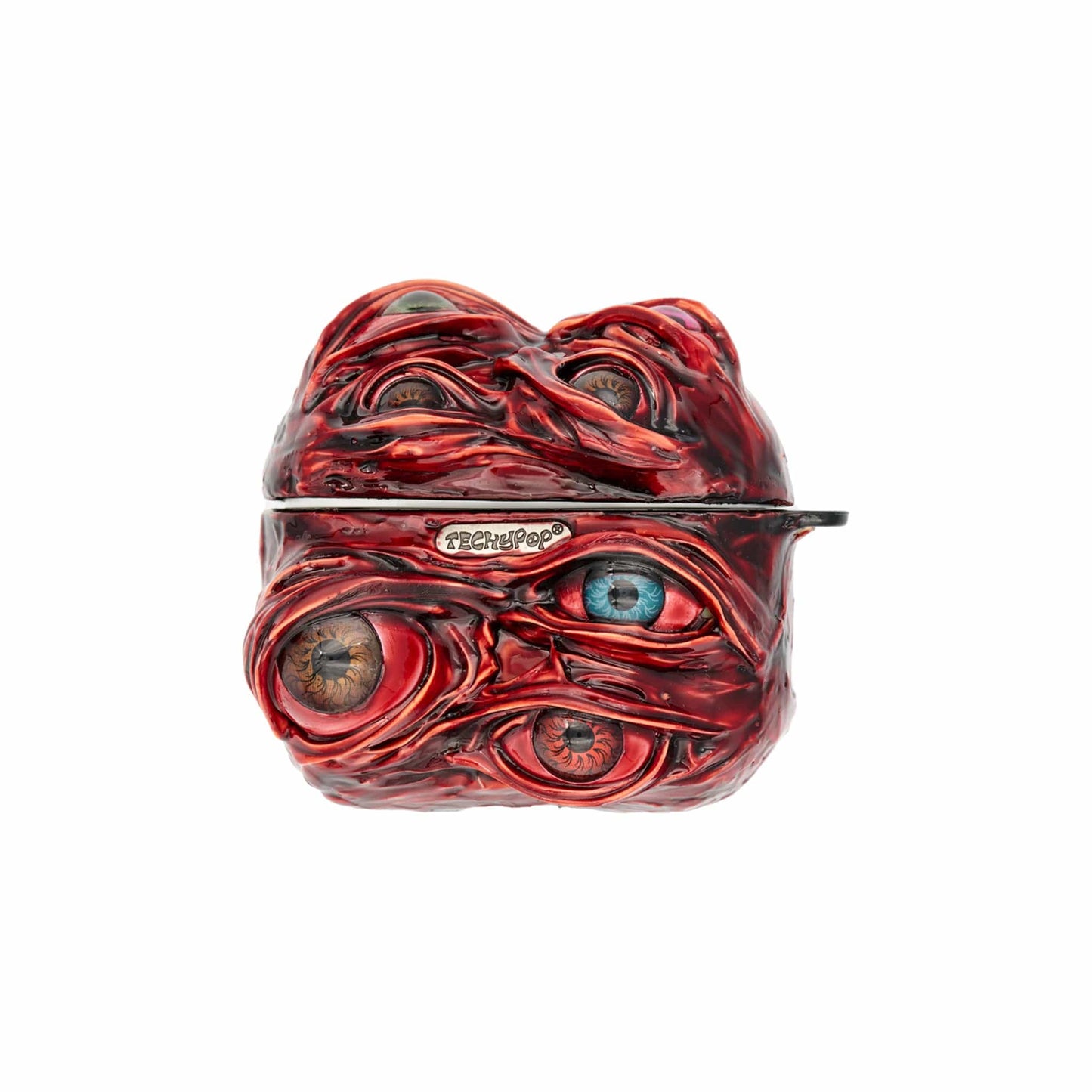 Techypop.com Please leave your iPhone & AirPods model in the note section Bloody Eyeball iPhone Case + AirPods Case + AirTag Case Set