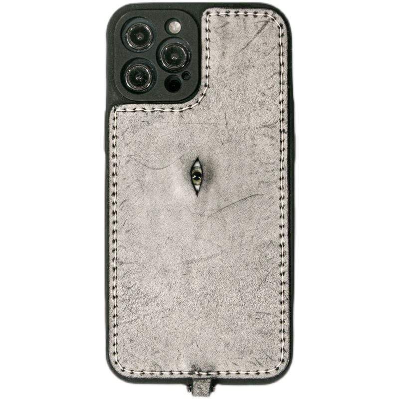 Techypop.com The Eye Leather Lens Protection Designer iPhone Case For All iPhone Models