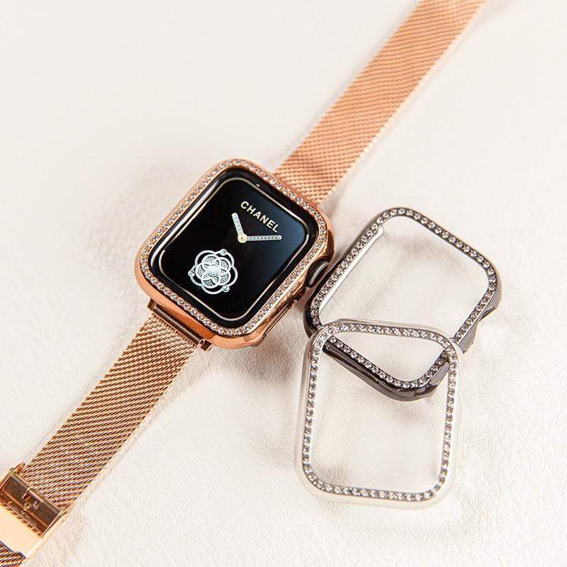 Techypop.com Watch Bands Gold / 38mm/40mm Ultra Slim Metal Designer Apple Watch Band Strap For iWatch Series SE 6/5/4/3/2/1
