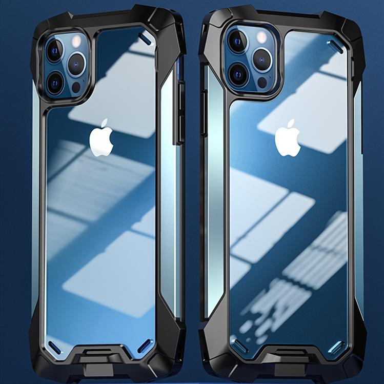Techypop iPhone Case 2020 New iPhone12 Shockproof Case Titanium Frame+ Enhanced Airbag Corners+ Gorilla Glass