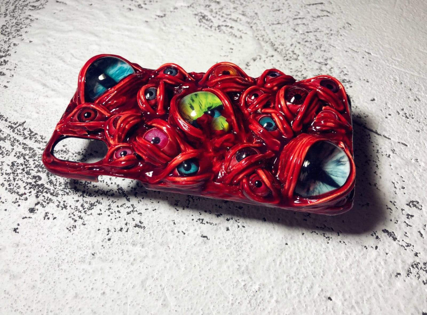 Blood & Cat Eyes Handmade Designer iPhone Case For iPhone SE 11 Pro Max X XS Max XR 7 8 Plus - techypopcom