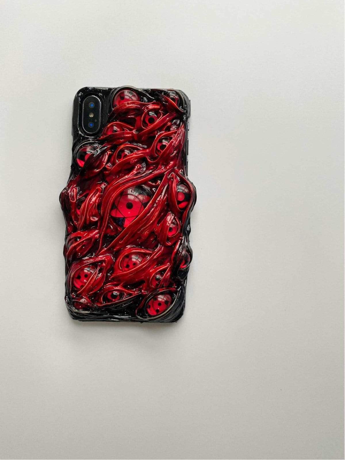 Techypop iPhone Case Blood is Always Watching Designer iPhone Case For iPhone 12 SE 11 Pro Max X XS Max XR 7 8 Plus