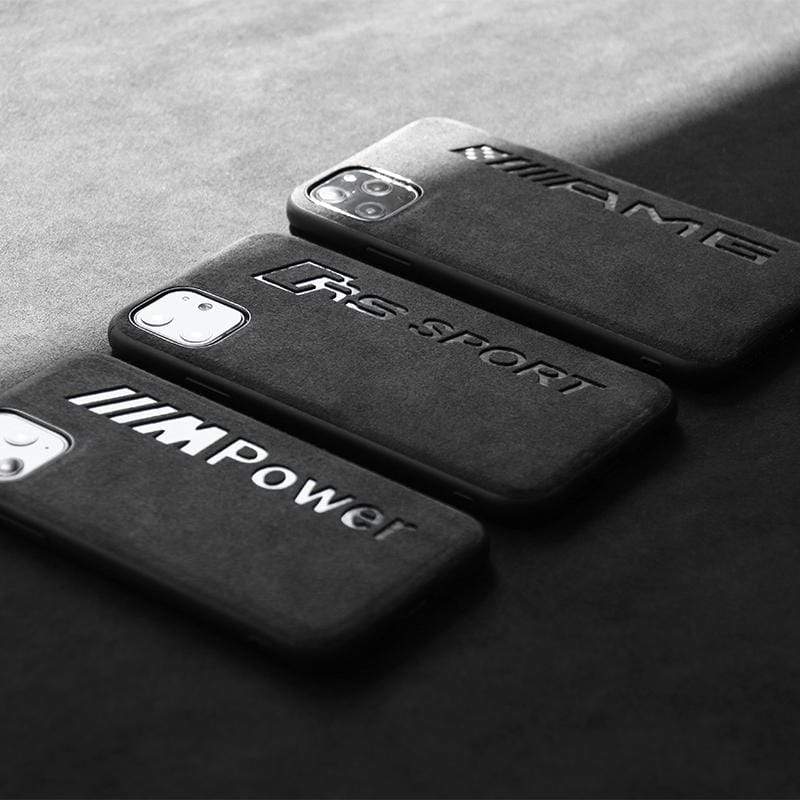 Techypop iPhone Case BMW M Series Alcantara Shockproof Protective Designer iPhone Case For iPhone 12 SE 11 Pro Max X XS Max XR 7 8 Plus