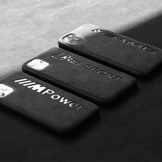 Techypop iPhone Case BMW M Series Alcantara Shockproof Protective Designer iPhone Case For iPhone 12 SE 11 Pro Max X XS Max XR 7 8 Plus