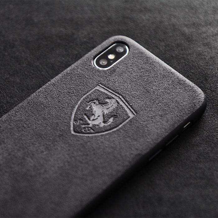 Techypop iPhone Case Ferrari Alcantara Protective Designer iPhone Case For iPhone 12 SE 11 Pro Max X XS Max XR 7 8 Plus