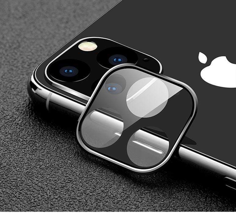 Titanium Lens Protection Tempered Glass Shockproof Designer iPhone Lens Case For iPhone 11 Pro Max - Techypop.com