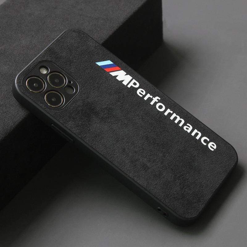 Techypop iPhone Case iPhone 12 Mini / Black BMW M Performance Alcantara Protective Designer iPhone Case For All iPhone Models