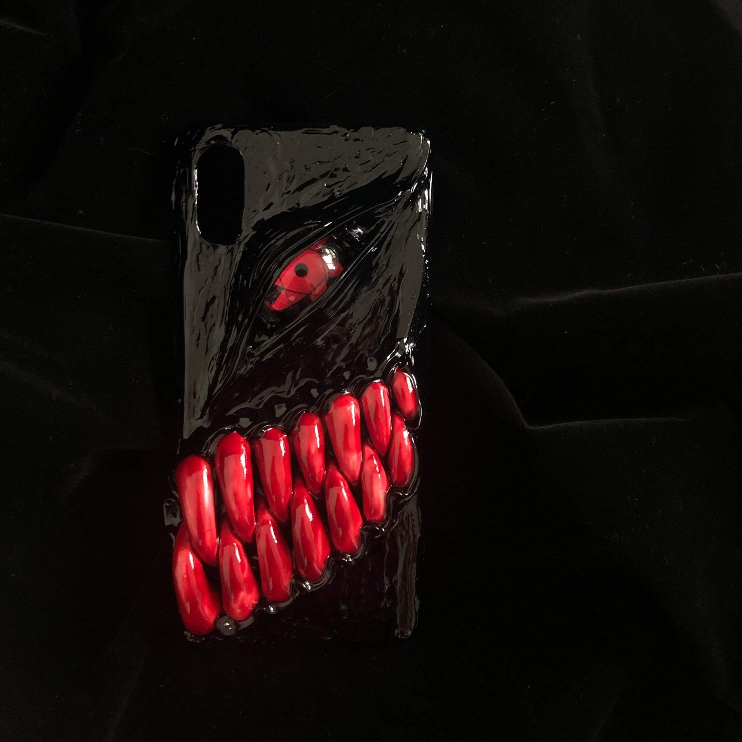 Blood Teeth & Eye Handmade Designer iPhone Case For All iPhone Models - techypopcom
