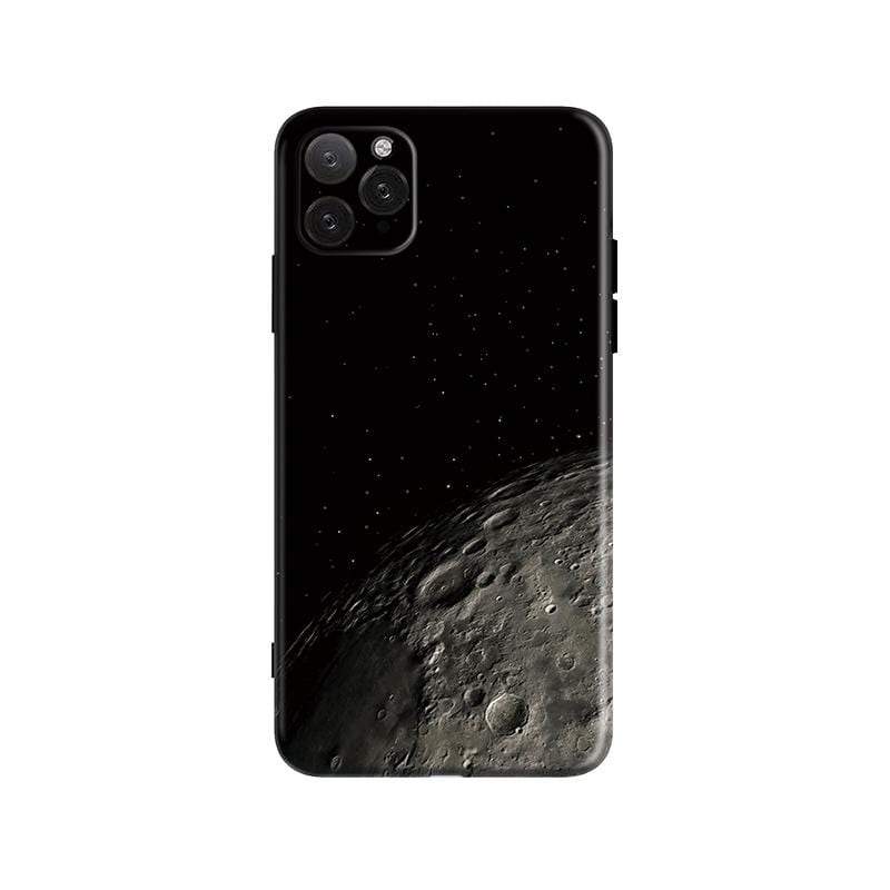 Moon Surface Silicone Shockproof Protective Designer iPhone Case For iPhone SE 11 Pro Max X XS Max XR 7 8 Plus - techypopcom