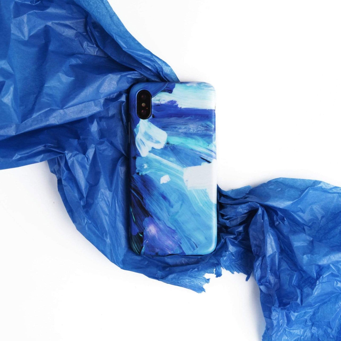 Vibrant Blue Silicone Shockproof Protective Designer iPhone Case For iPhone SE 11 Pro Max X XS Max XR 7 8 Plus - techypopcom
