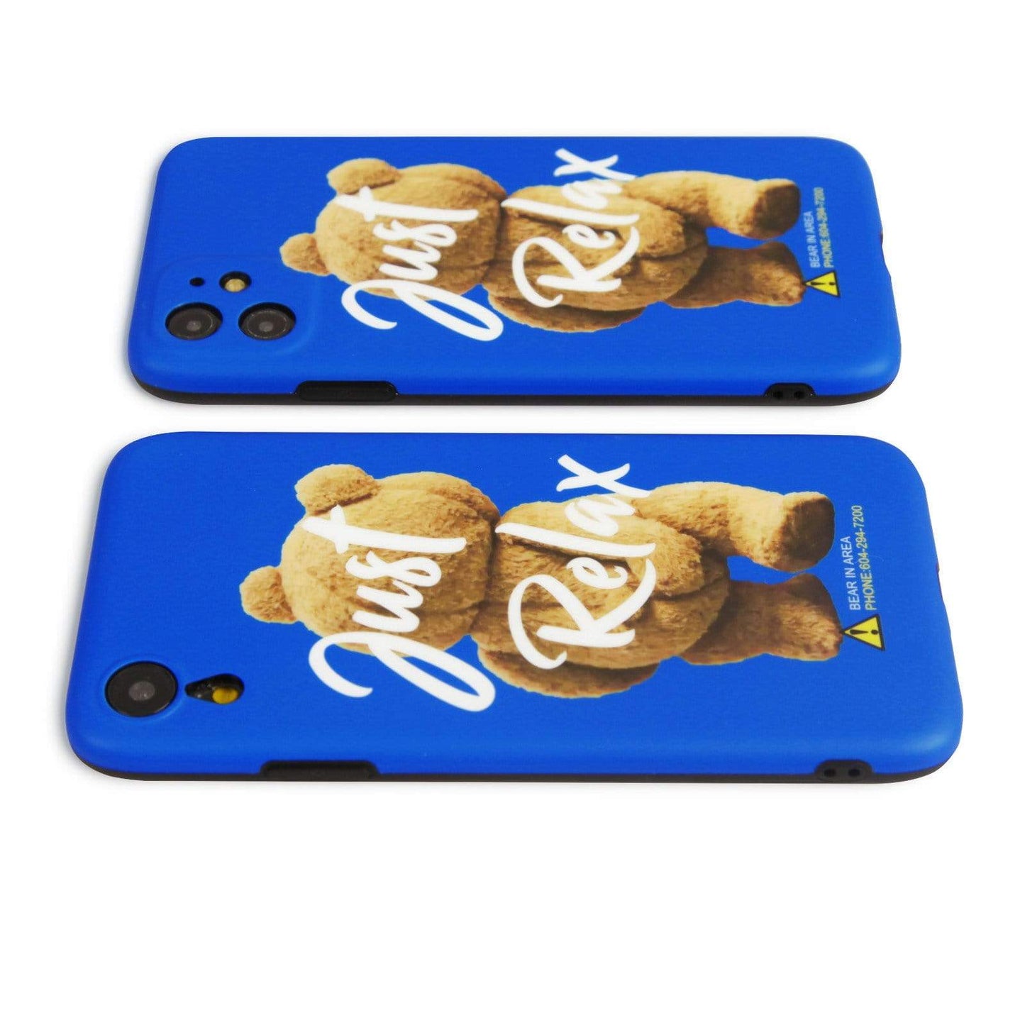 Just Relax Bear Silicone Shockproof Protective Designer iPhone Case For iPhone SE 11 Pro Max X XS Max XR 7 8 Plus - techypopcom