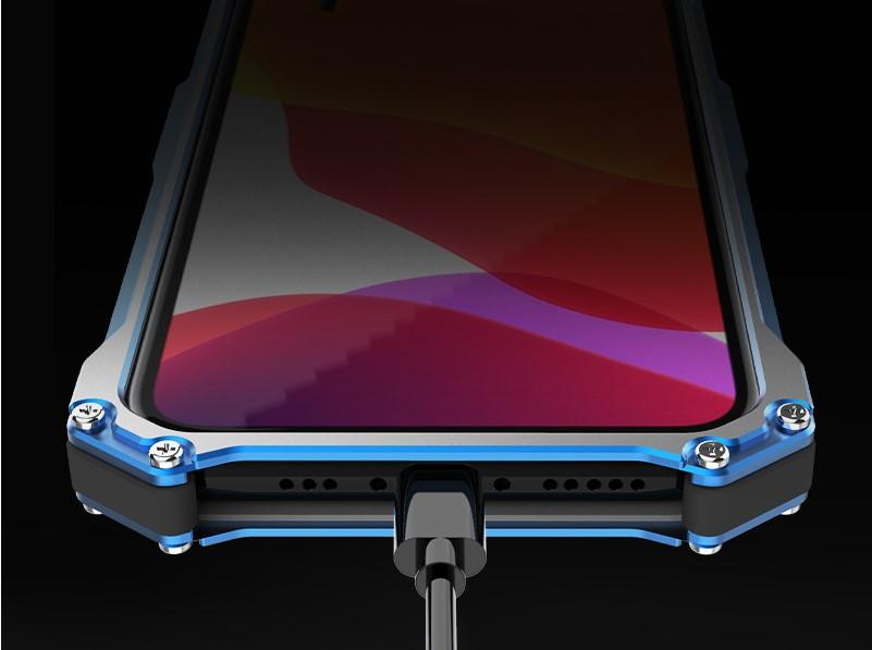 Metal Bumper Military Drop Tested Shockproof Protective Designer iPhone Case For iPhone SE 11 Pro Max X XS Max XR 7 8 Plus - techypopcom