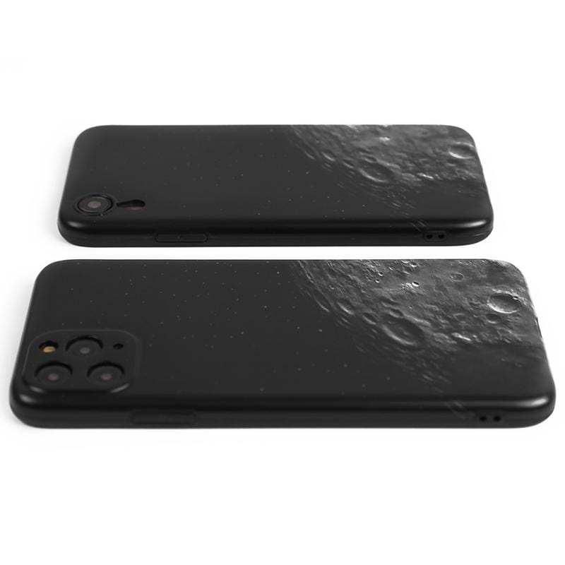 Moon Surface Silicone Shockproof Protective Designer iPhone Case For iPhone SE 11 Pro Max X XS Max XR 7 8 Plus - techypopcom