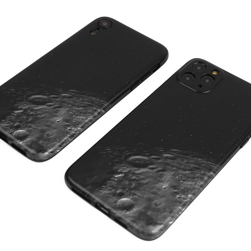 Moon Surface Silicone Shockproof Protective Designer iPhone Case For iPhone SE 11 Pro Max X XS Max XR 7 8 Plus - techypopcom