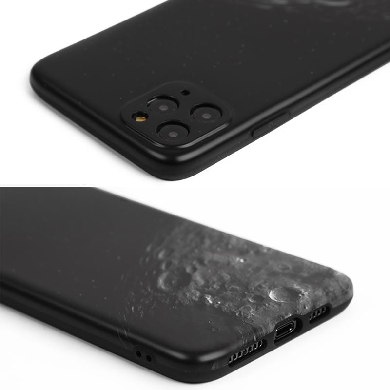 Moon Surface Silicone Shockproof Protective Designer iPhone Case For iPhone SE 11 Pro Max X XS Max XR 7 8 Plus - techypopcom