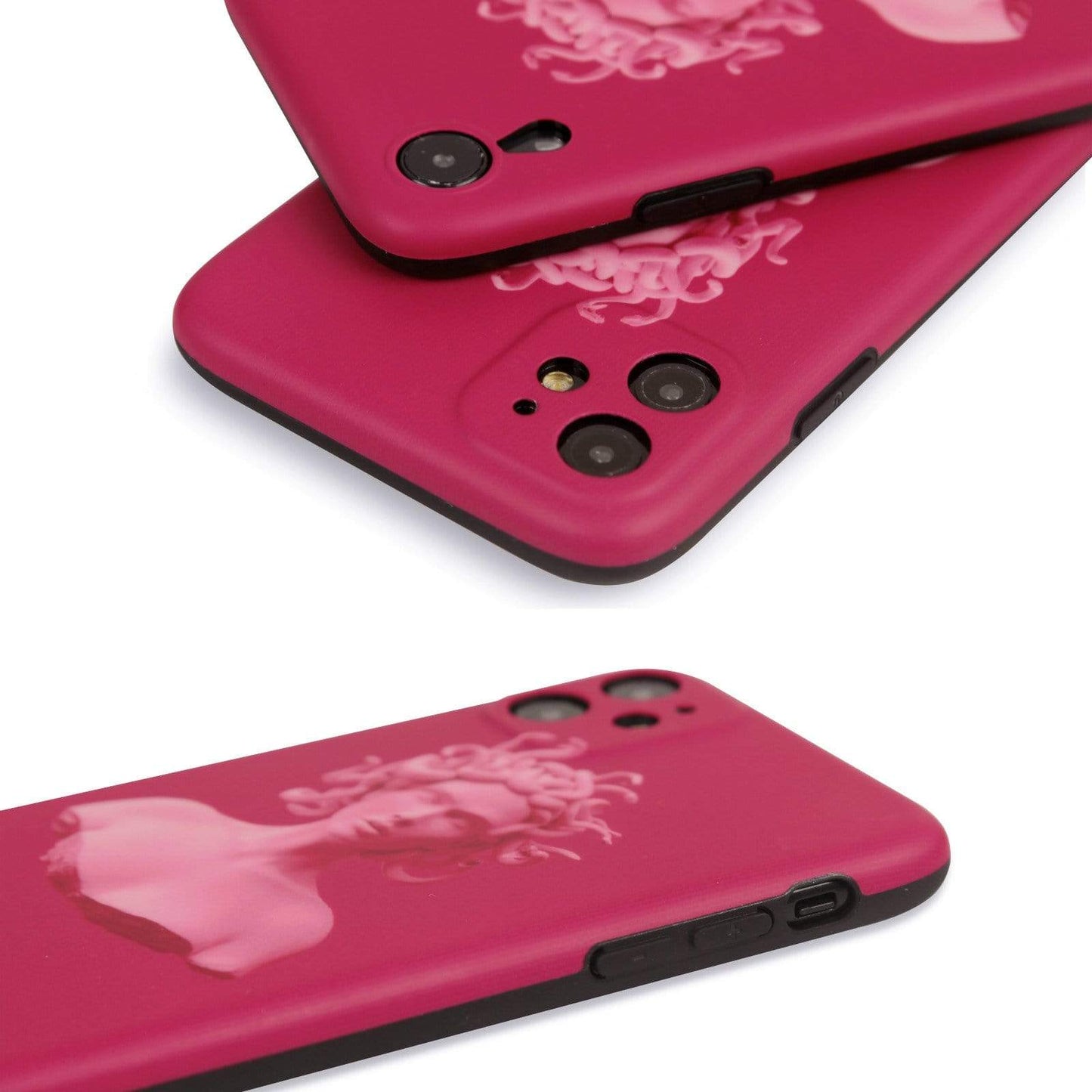 Neon Medusa Silicone Shockproof Protective Designer iPhone Case For iPhone SE 11 Pro Max X XS Max XR 7 8 Plus - techypopcom