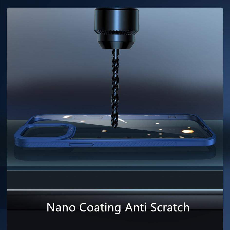 Techypop iPhone Case New iPhone 12 Transparent Case Nano Materail TPU Ultra Thin+ Anti Scratch+ Dirtproof