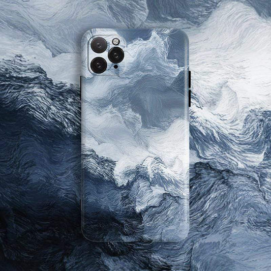 Ocean Waves Silicone Shockproof Protective Designer iPhone Case For iPhone SE 11 Pro Max X XS Max XR 7 8 Plus - techypopcom