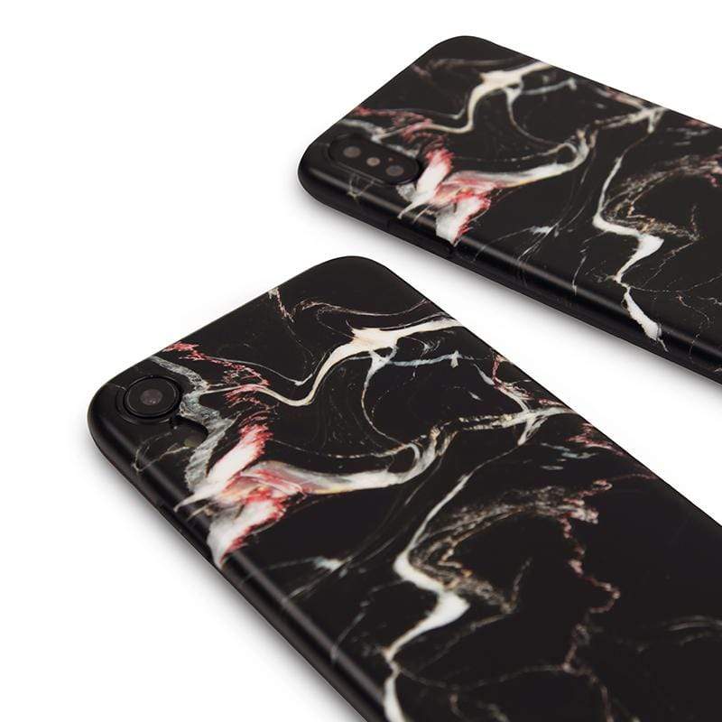The Black Marble Silicone Shockproof Protective Designer iPhone Case For iPhone SE 11 Pro Max X XS Max XR 7 8 Plus - techypopcom