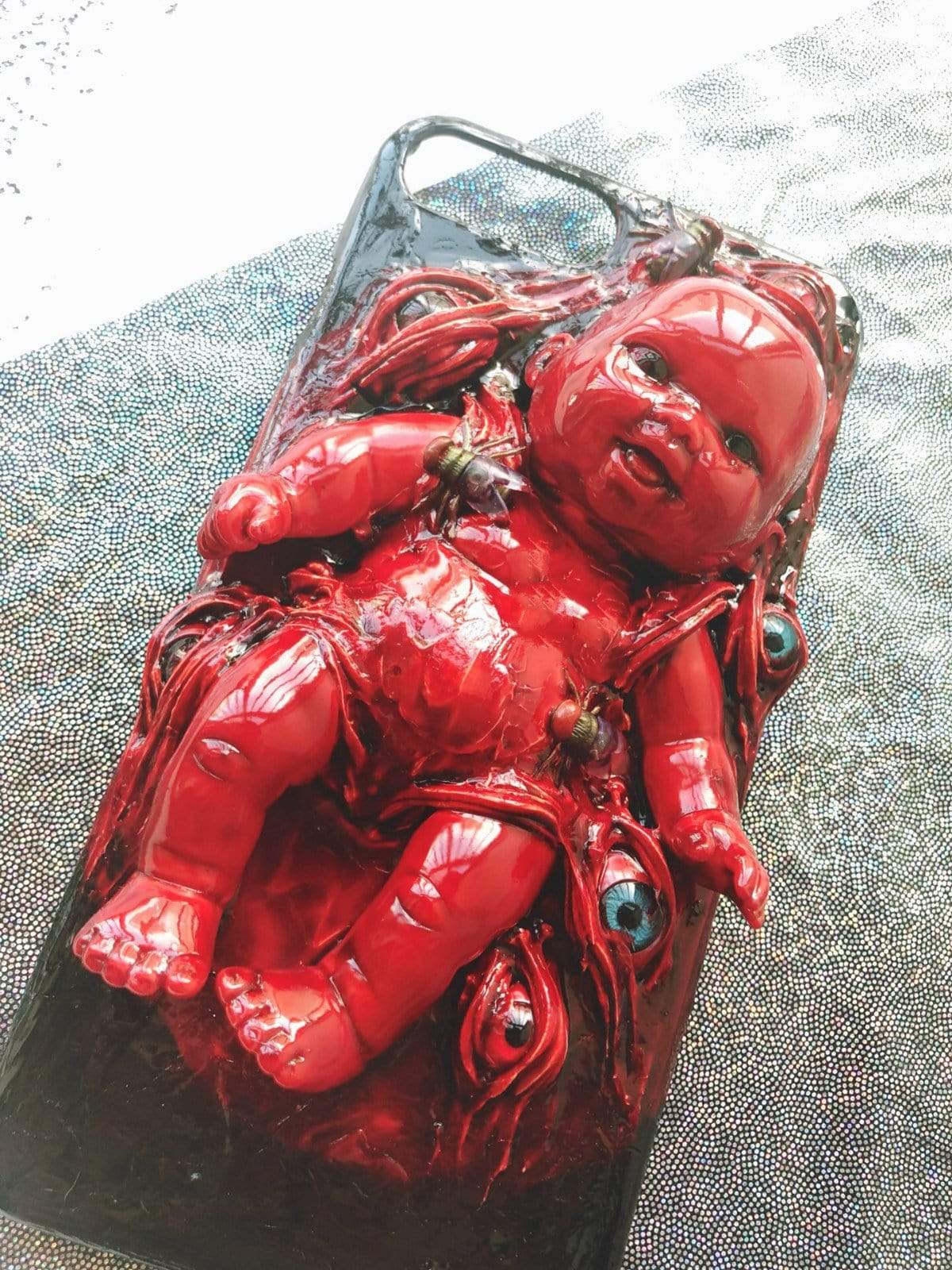 The Blood Baby Handmade Designer iPhone Case For iPhone SE 11 Pro Max X XS Max XR 7 8 Plus - techypopcom