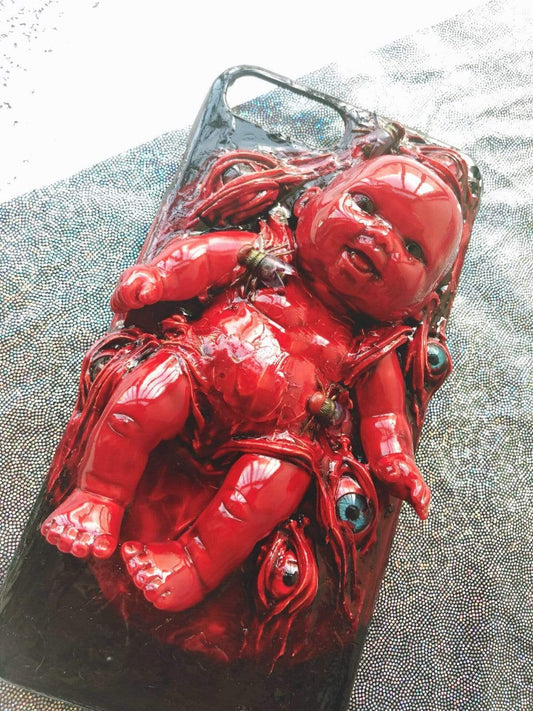 The Blood Baby Handmade Designer iPhone Case For iPhone SE 11 Pro Max X XS Max XR 7 8 Plus - techypopcom