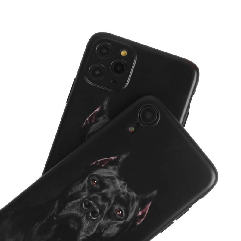 The Doberman Soft Silicone Shockproof Protective Designer iPhone Case For iPhone SE 11 Pro Max X XS Max XR 7 8 Plus - techypopcom