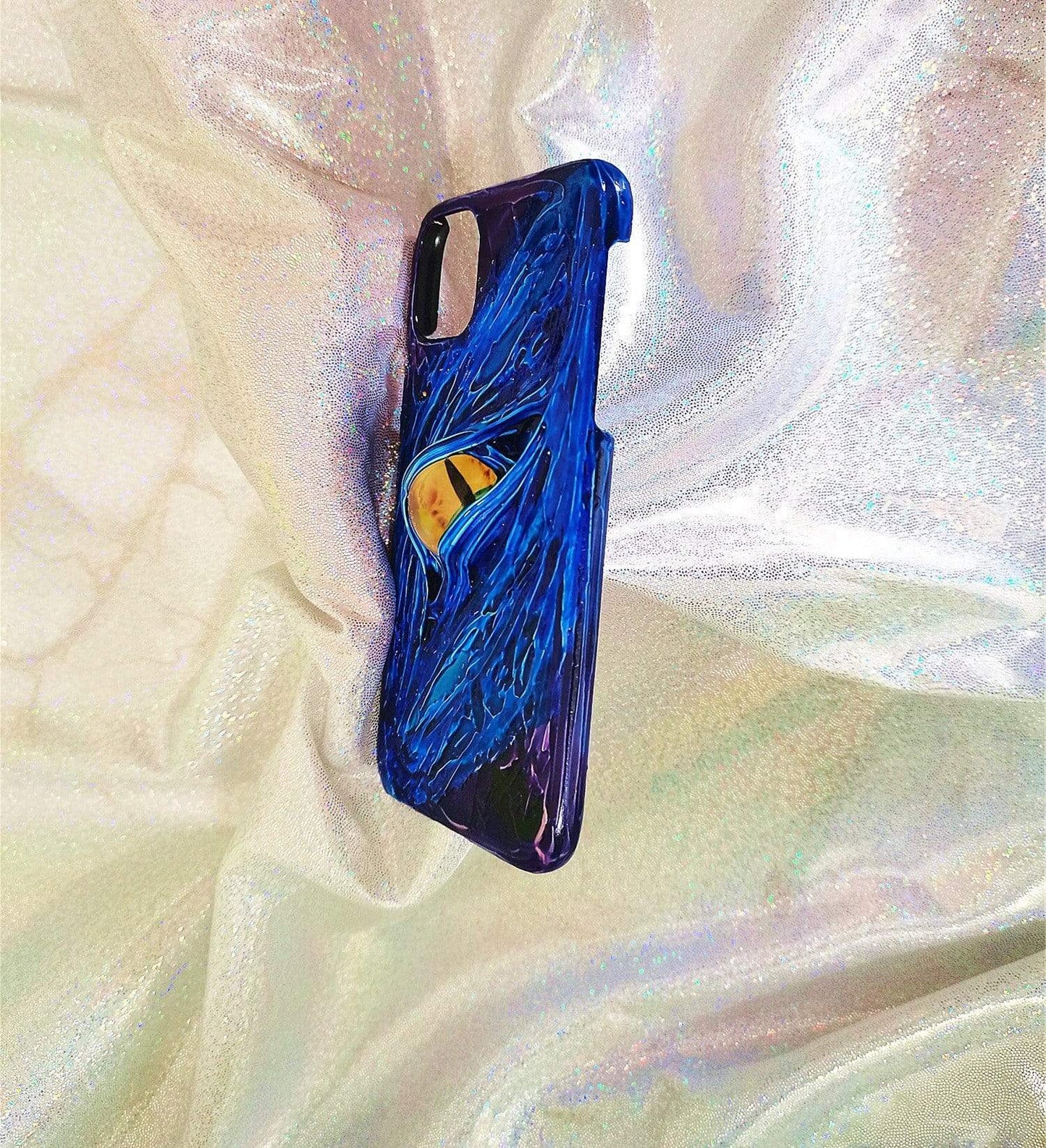 The Yellow Cat Eye iPhone Case For All iPhone Models - techypopcom