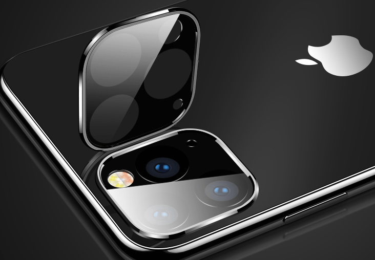 Titanium Lens Protection Tempered Glass Shockproof Designer iPhone Lens Case For iPhone 11 Pro Max - Techypop.com