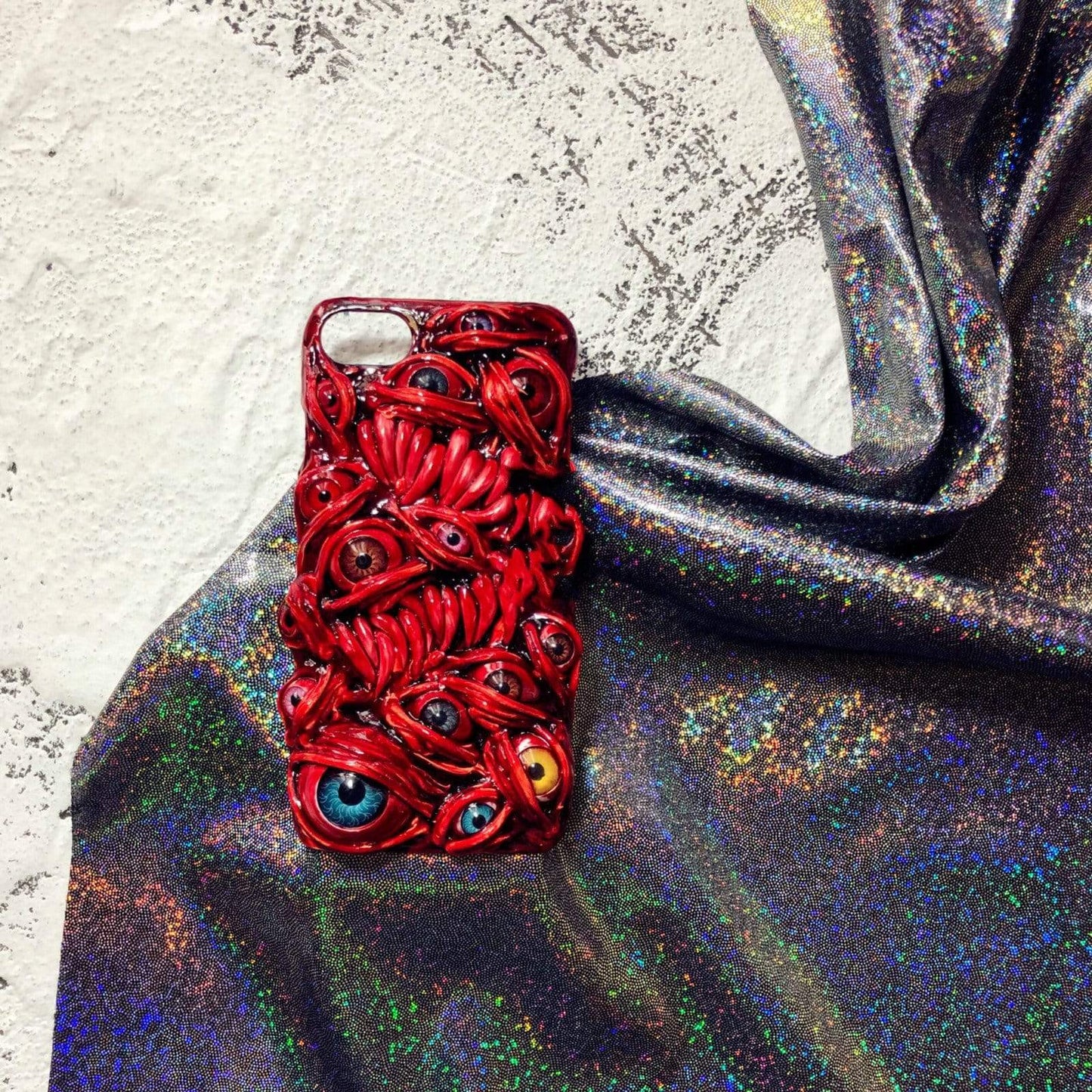 Twisted Eyes Handmade Designer iPhone Case For iPhone SE 11 Pro Max X XS Max XR 7 8 Plus - techypopcom